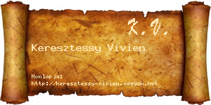 Keresztessy Vivien névjegykártya