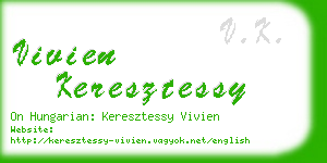 vivien keresztessy business card